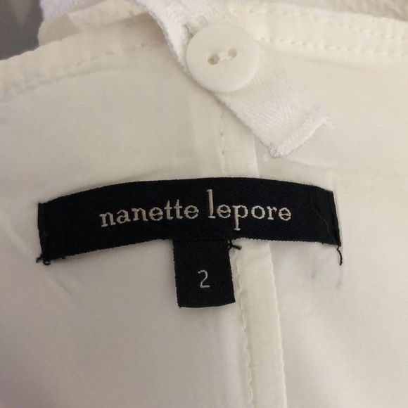 Nanette Lepore size 2 ivory color minidress - Picture 7 of 13